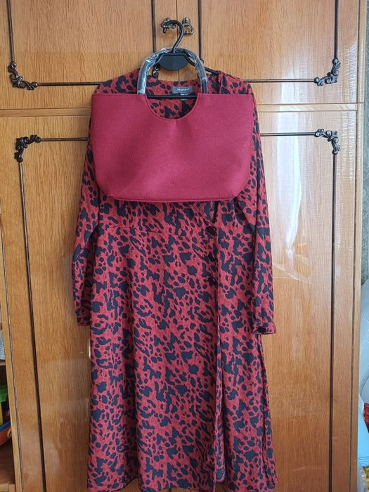 Zestaw torebka Plus sukienka. Torebka nowa z metką, sukienka nowa bez