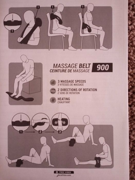 Cinta de massagens Massage Belt 900