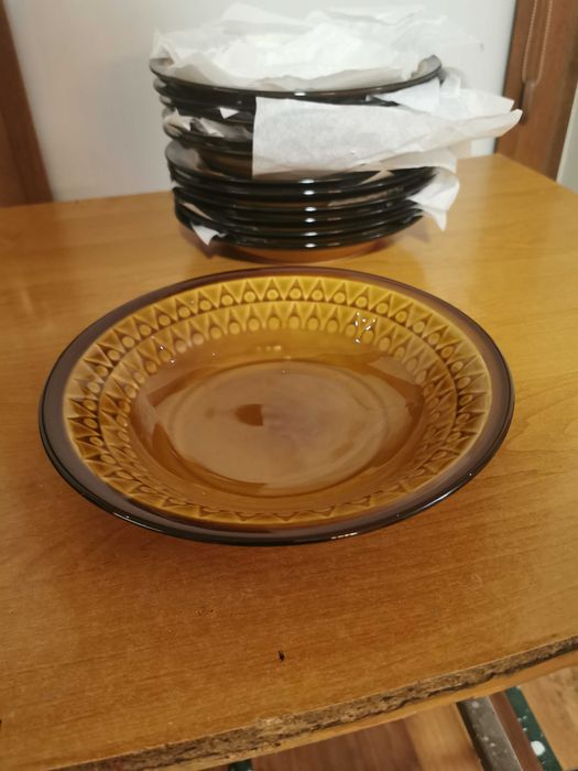 Talerze brązowe Chodzież wzór IRA