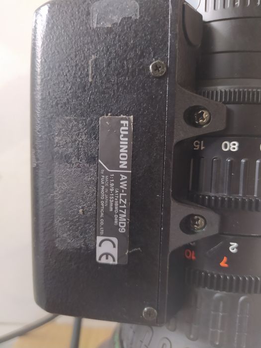 Fujinon AW-LZ17MD9AG 17x Full Servo HD Lens for 2/3" mount B4