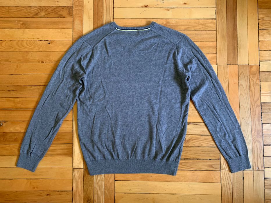Крутейшая мужская кофта джемпер Fred Perry Jumper Gray оригинал