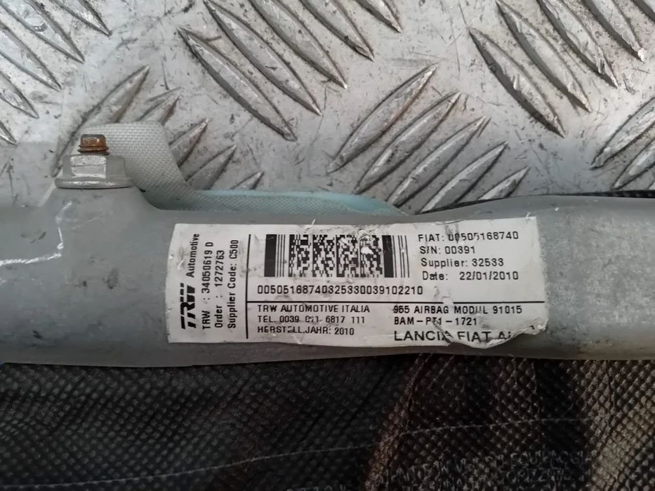 Cortina Cortinas de Airbag Alfa Romeo Mito 00505168750 00505168740