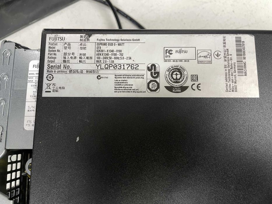 Компьютер Fujitsu Esprimo E920 процессор 4-ядерный Core i5-4590