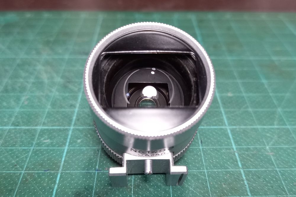 Viewfinder Canon 28mm mais bolsa original do conjunto lente + finder