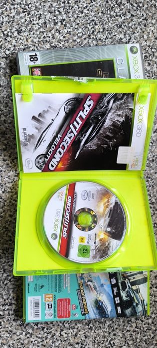 Conjunto de 3 jogos Xbox 360+5 cds danificados
