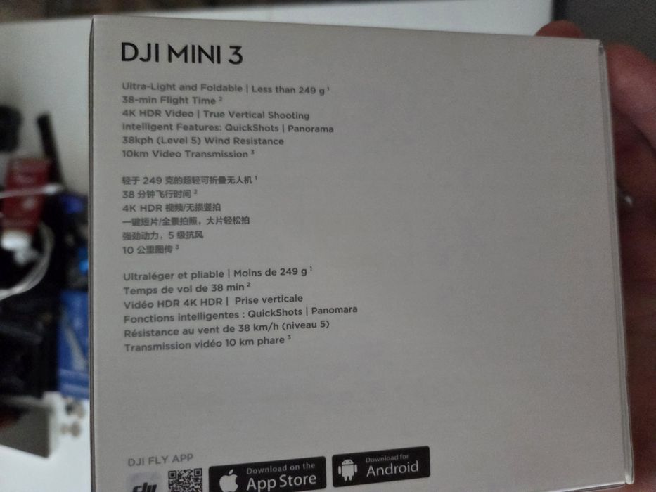 Zestaw Dji mini 3 + dji care + akcesoria