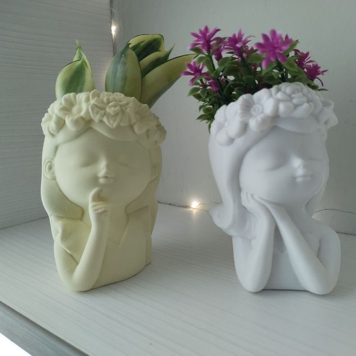 Vaso menina impresso em 3D