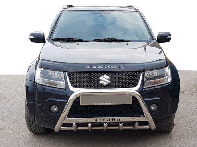 Suzuki Grand Vitara 2005-2017 рр. Кенгурятник WT004 (нерж)