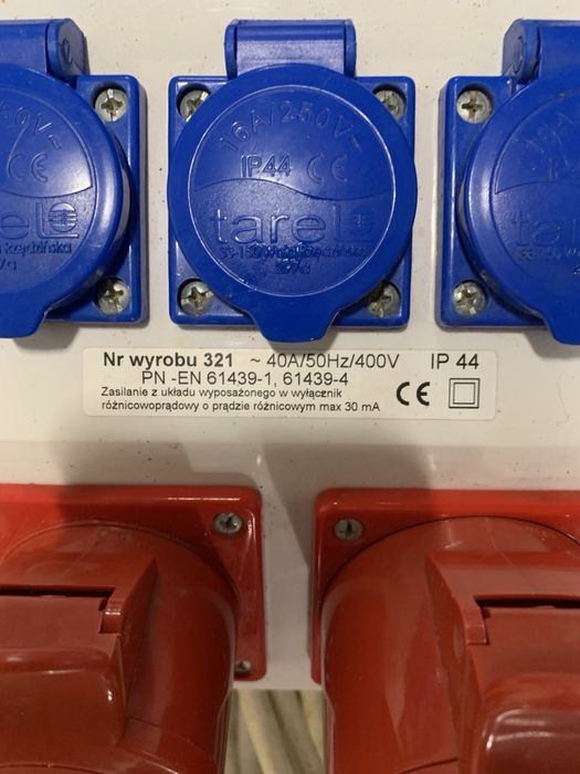 Bednarka 2 x siła 400v + 3 x 230v