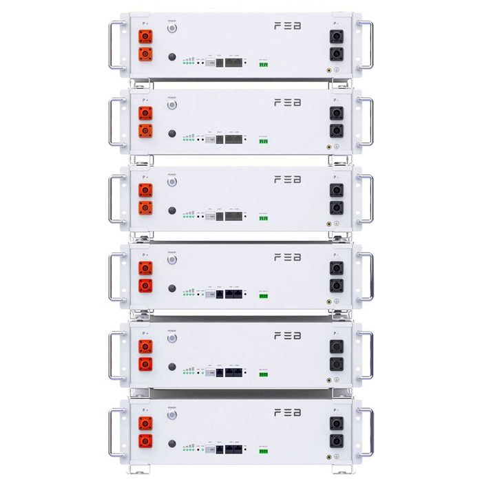 Акумулятор LiFePO4 FEB PowerX E5 48V 5.12 кВт·год для інвертора та ДБЖ