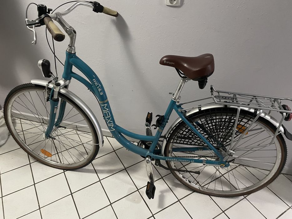 Rower miejski z koszem MAXIM 1.6.3. Nieuzywany!!