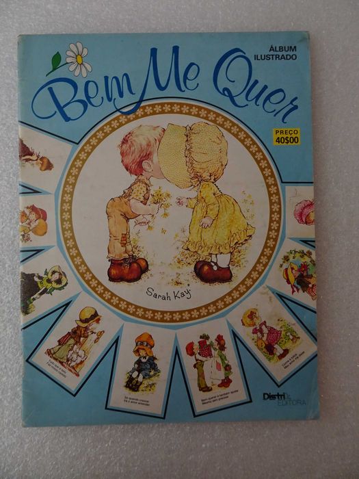 Caderneta de cromos Bem Me Quer - Distri Editora - Tem 45 cromos