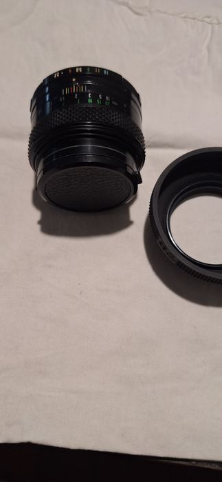 Objetiva máquina fotográfica