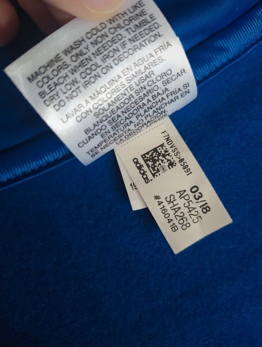 Nowa bluza Adidas L niebieska chabrowa 100% poliester damska