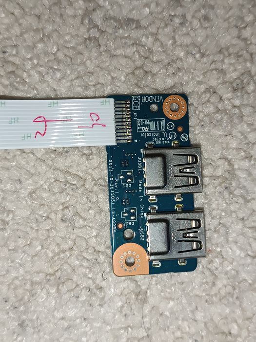 Плата USB со шлейфом LS-A993P (ZSO51) для ноутбука HP