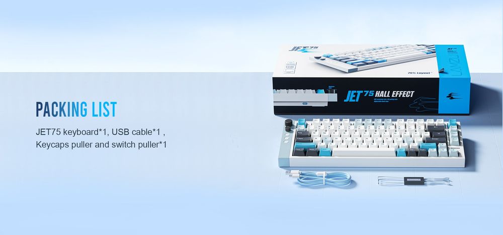 Lamzu Jet75 white/black