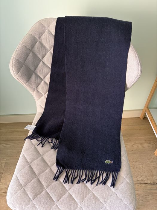 Вовняний чоловічий шарф Lacoste