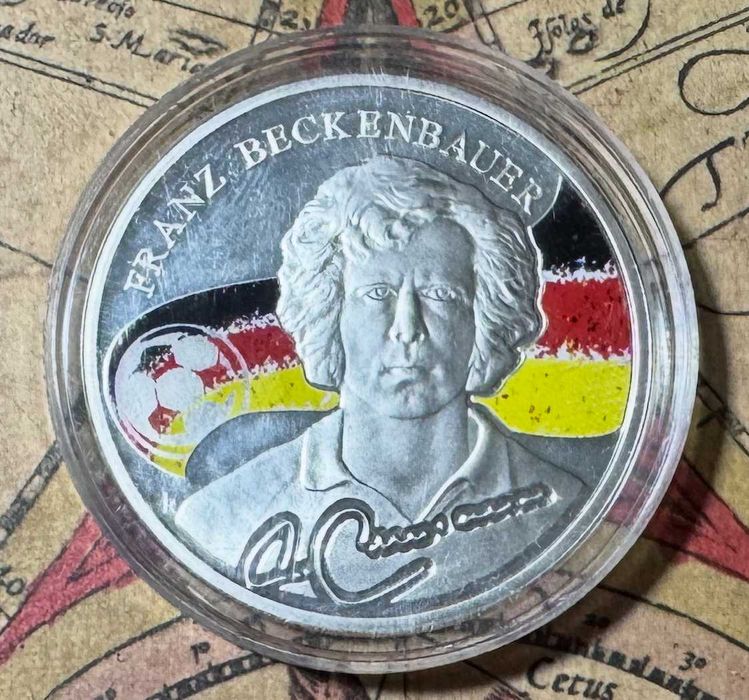 104,6 g czystego srebra – zestaw 4 monety „Królowie piłki nożnej”