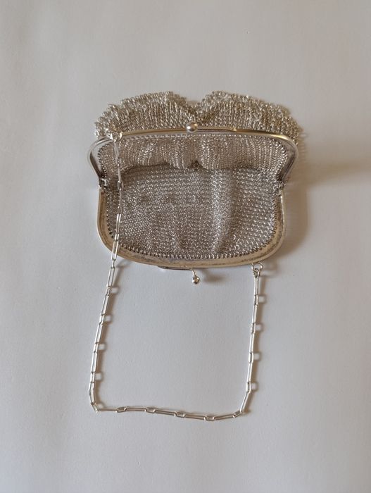 Bolsa em prata Javali