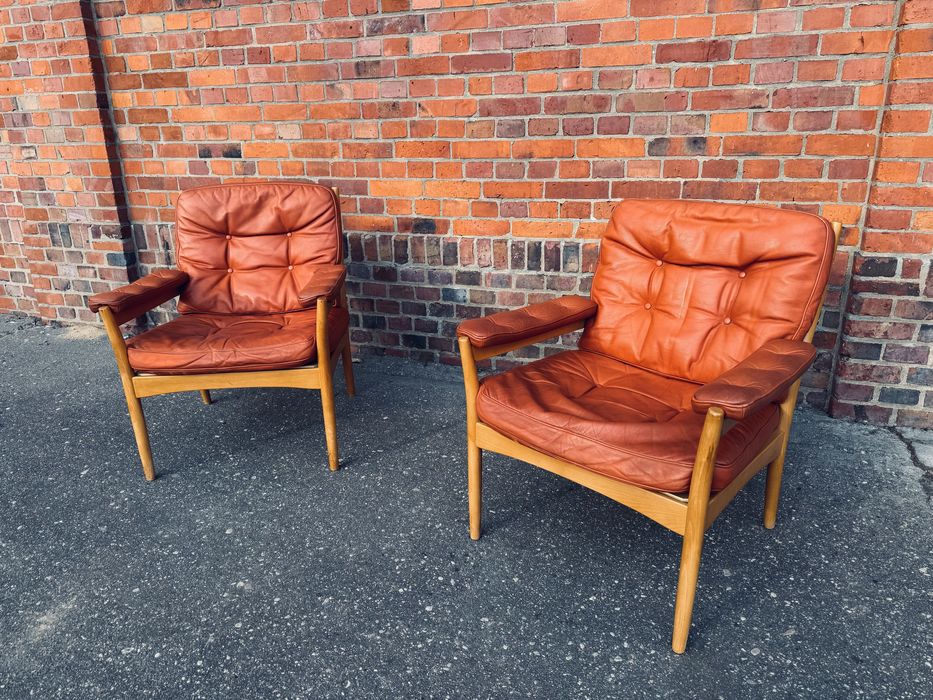 Komplet Szwedzkich foteli proj.Gunnar Kentemo,Göte-Möbler Nässjö,70s