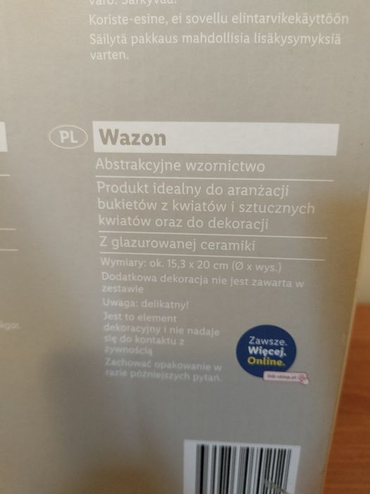 Wazon dekoracyjny Bąbelkowa Bubble  Livarno Home
