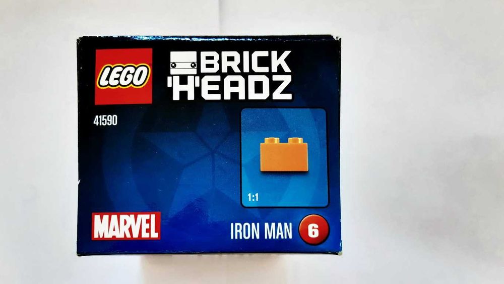 LEGO BrickHeadz Marvel Civil War 41590 Iron Man selado