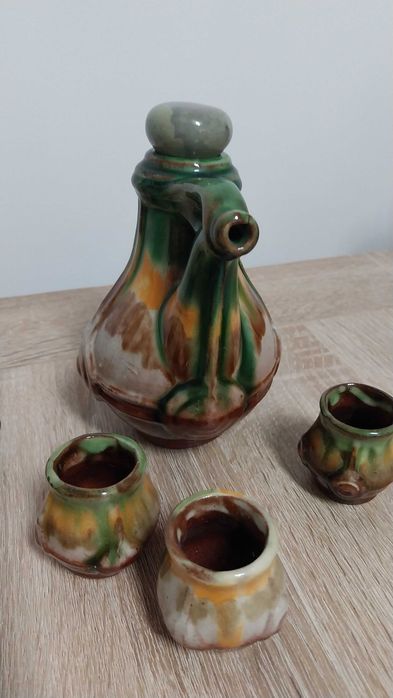 Zestaw,serwis do napojów PRL