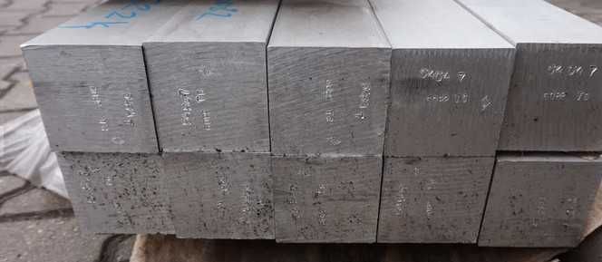 Pręt kwadratowy aluminiowy, aluminium 80x80 gat. 6082