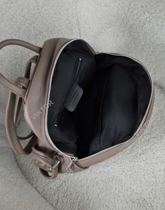 Кожаный рюкзак на 3 отдела, итальянский. Шкіряний рюкзак