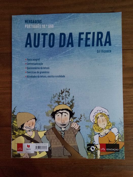 Mensagens 10º ano + caderno de atividades + mensagens auto da feira.