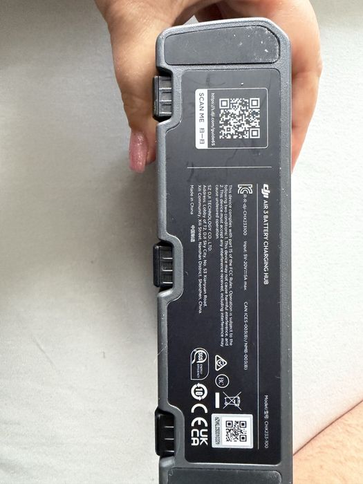 Akumulatory baterie dji air 3 (3szt) + hub