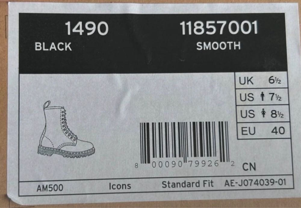 Buty martens 10 oczek