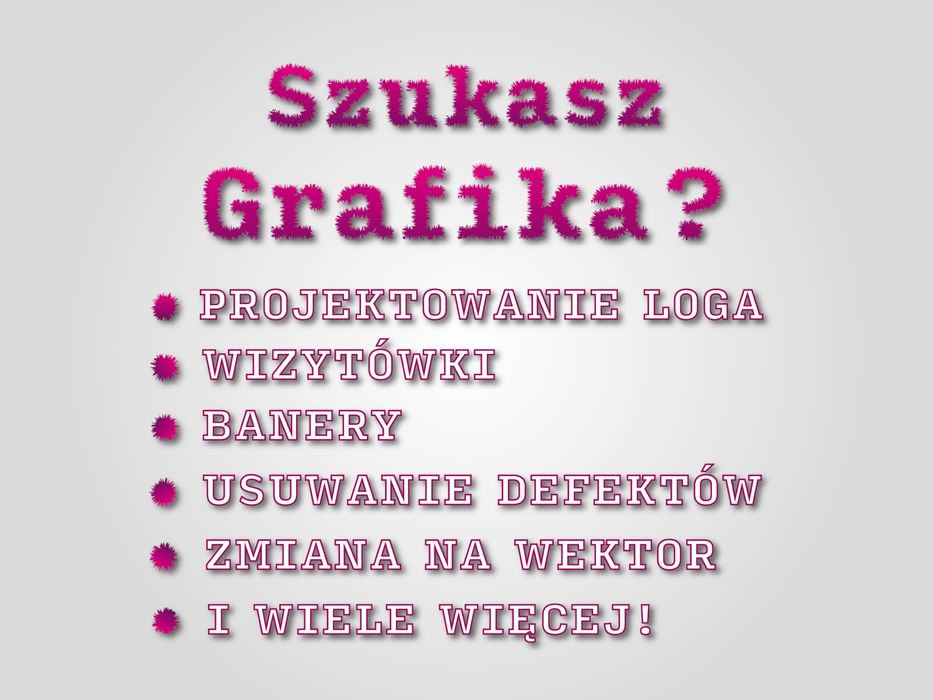 Grafika komputerowa. Logo, Wizytówka, Baner, Ulotka, Reklama