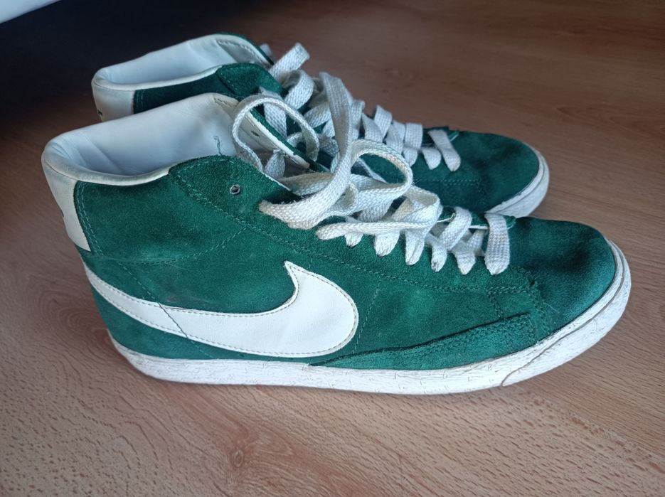 Nike blazer mid suede verde