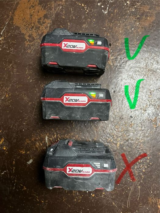 Parkside 2 x mlotowiertarka, 3 baterie, szlifierka. Sprawne i uszkodzo