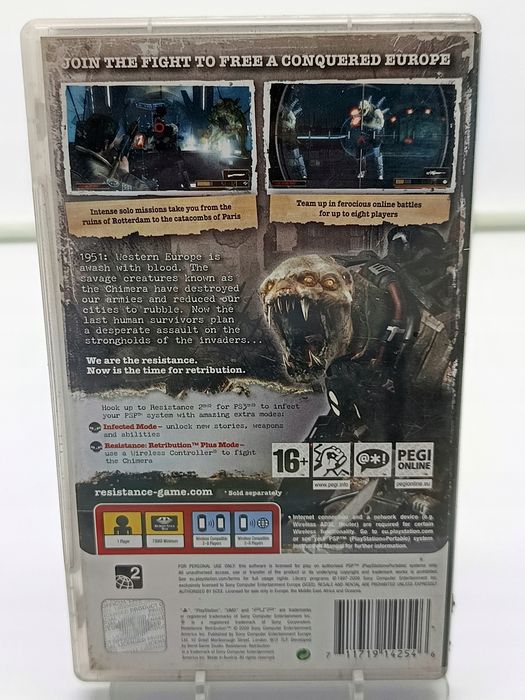 resistance : retribution psp