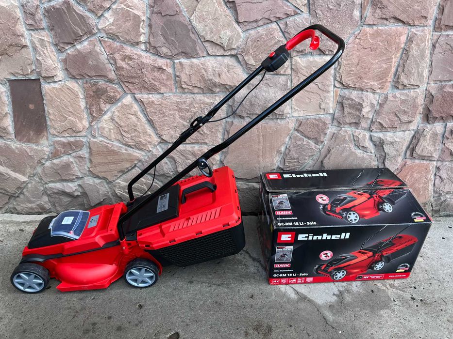 Газонокосарка акумуляторна Einhell GE-CM 18/32Li (АКБ 4.0А + ЗП)