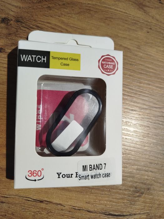 ETUI + SZKŁO 2W1 obudowa do XIAOMI MI BAND 7 / NFC