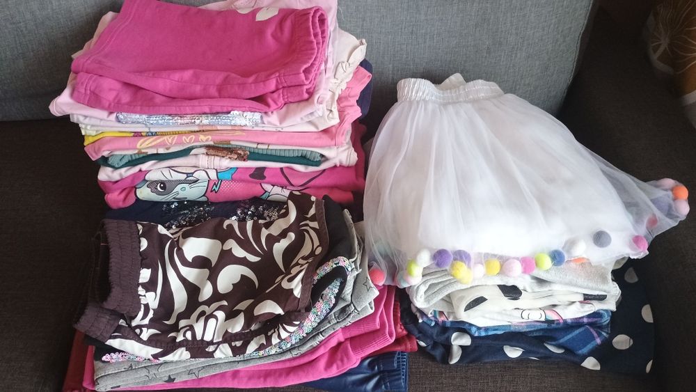 Mega paka ubrań dla dziewczynki 116