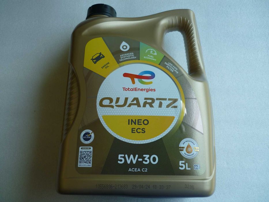 Olej TOTAL QUARTZ INEO ECS 5W30 5L (Norma PSA B71 2290) Odbiór Poznań