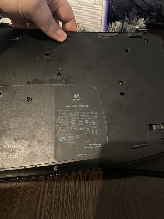 Logitech corded keyboard