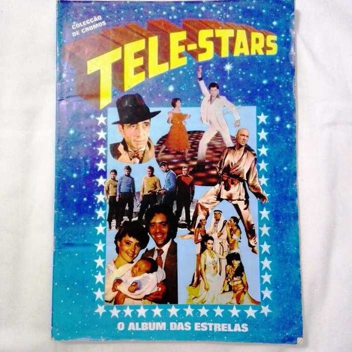 Incomplete Tele-Stars Album: 107 of 384 Stickers Missing from 1980