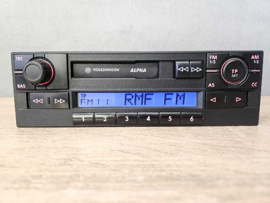Radio samochodowe Oryginalne Volkswagen ALPHA 5 V / VW Golf 4 Passat b5, Polo, lupo Transporter T4 , T5  Gamma