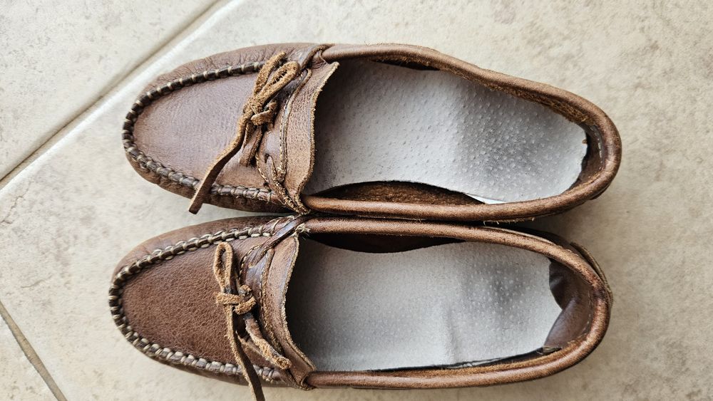 Mocassim de Menina em Pele Tamanho 31