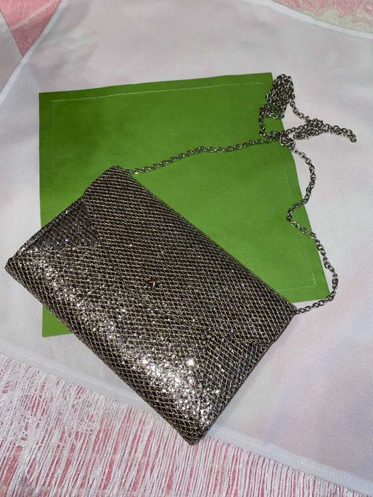 Клатч маленькая сумочка, заколка для невесты или дружки