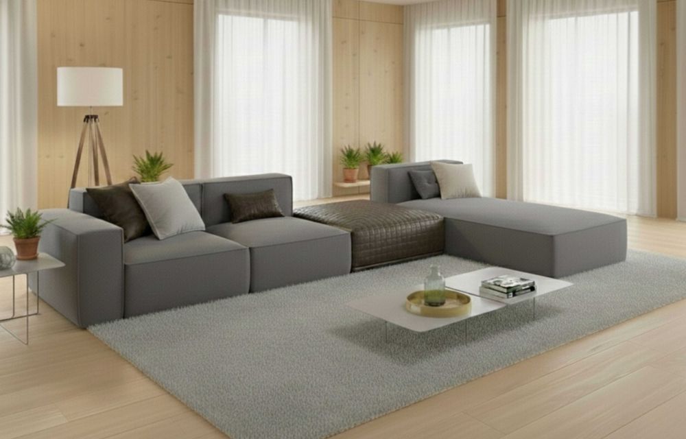 Modułowy Narożnik COMFORTA 430cm na sprężynach POCKET od Producenta STYLUX