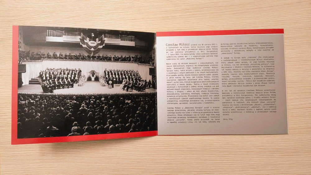 Znaczek kolekcjonerski 100. rocznica urodzin Czesława Miłosza + folder