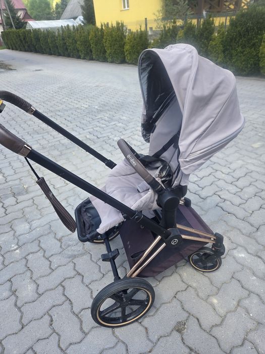 Wózek cybex Priam 2.0 Rose gold Soho Grey. Wózek 3 w 1