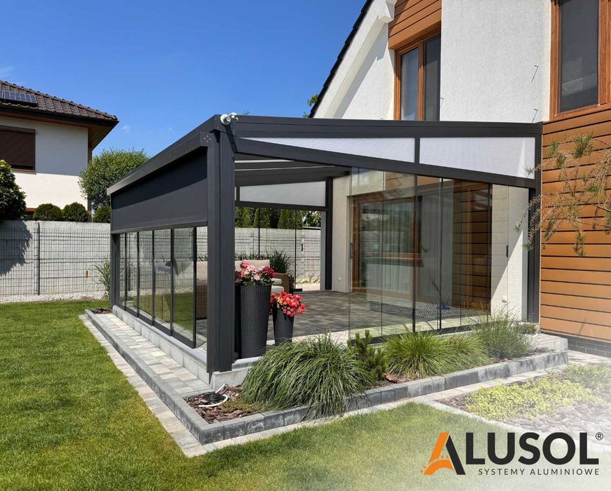 Weranda Zadaszenie Tarasu Aluminium Na Wymiar Wysoka Jakość - HIT