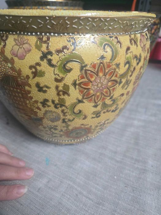 Vaso cachepot oriental